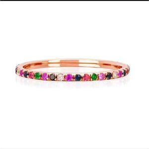 EF Collection Rainbow Eternity Band